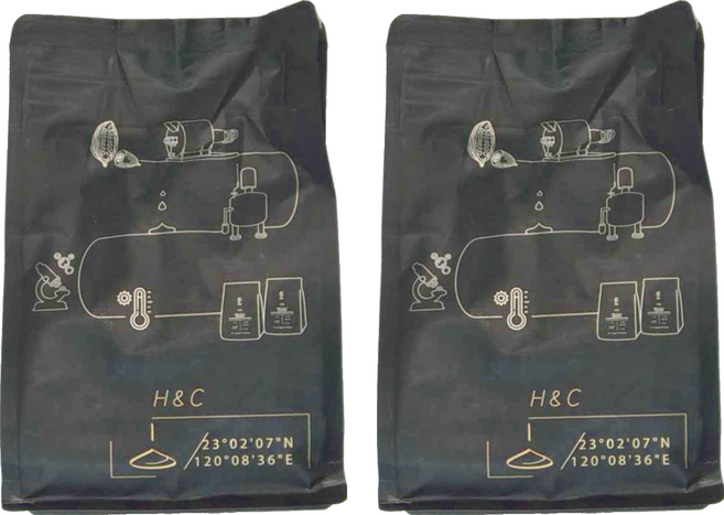 H&C 正慧食品 特級深黑苦甜巧克力風味 鈕扣型, 500g, 2包