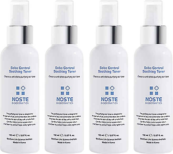 NOSTE 韓國原廠直供 毛孔緊緻化妝水, 4瓶, 150ml