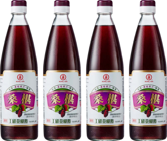 KONG YEN 工研 益壽多桑椹健康酢, 590ml, 4瓶