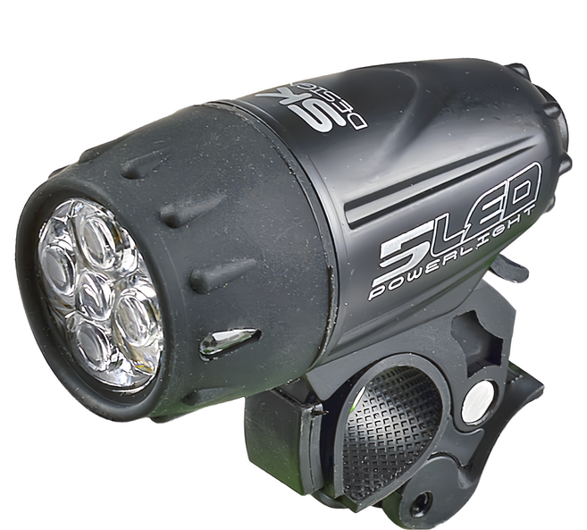 SKORPION 蠍牌 5LED蛋型前車燈, 1個, Black