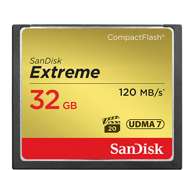 SanDisk 晟碟 Extreme CF 120MB 記憶卡, 32GB, 1個