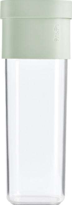 LeKue 雙容量義大利麵密封收納罐 淡綠色 1350ml, 1組, 容器 + 蓋子
