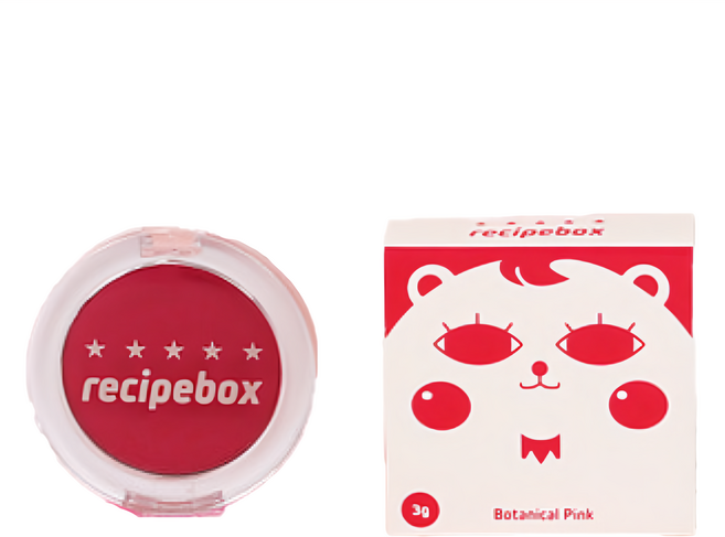 recipebox 韓兔 兒童天然腮紅 3g, 1個