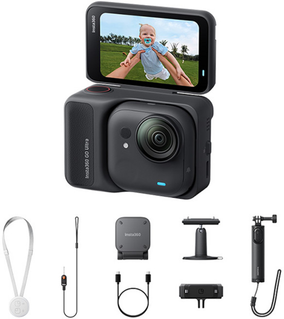 Insta360 GO Ultra 運動相機, 黑, 創作者套裝(GOUltra06)
