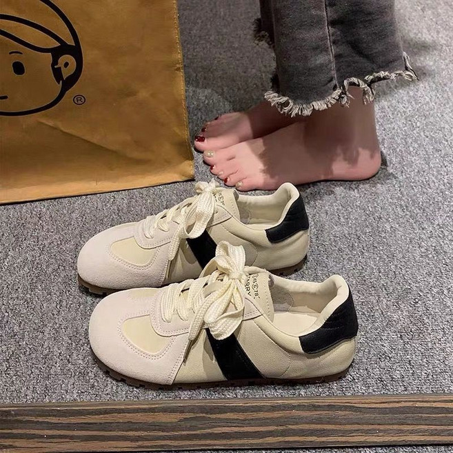 德訓鞋女 復古百搭軟底休閒鞋 舒適