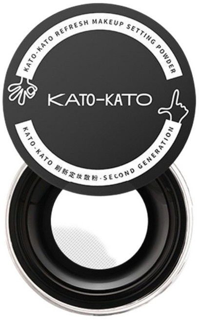 KATO超強控油定妝散粉 持久底妝必備, 閃閃的, 1個