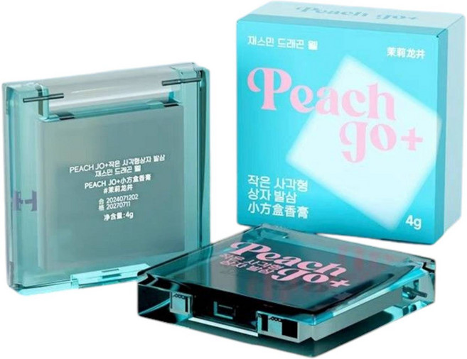 Peach go 固體香膏 持久淡香 小巧便攜 多種香型選擇, 4g, 1個