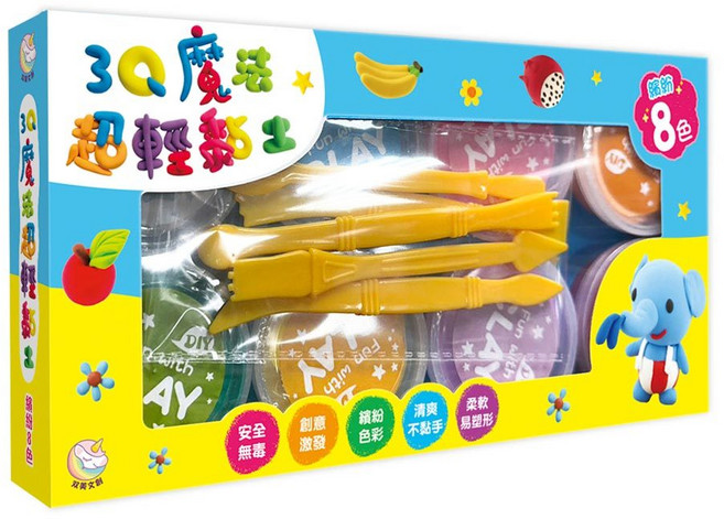 双美 3Q魔法超輕黏土, 1個