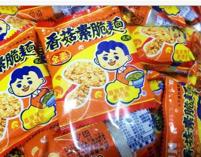 古意古早味 香菇素脆麵 3000g 量販包 零食 餅乾, 1個, 3kg