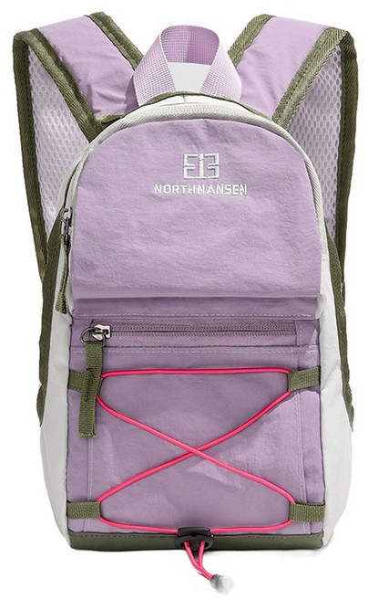 NORTHNANSEN 輕便潮流街頭雙肩包, 紫色