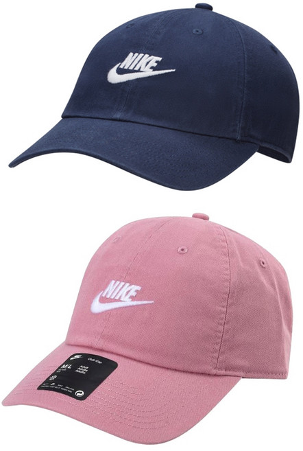 NIKE U NK CLUB CAP U CB FUT 運動帽, 1個, FB5368410(藏青),M, 藏青