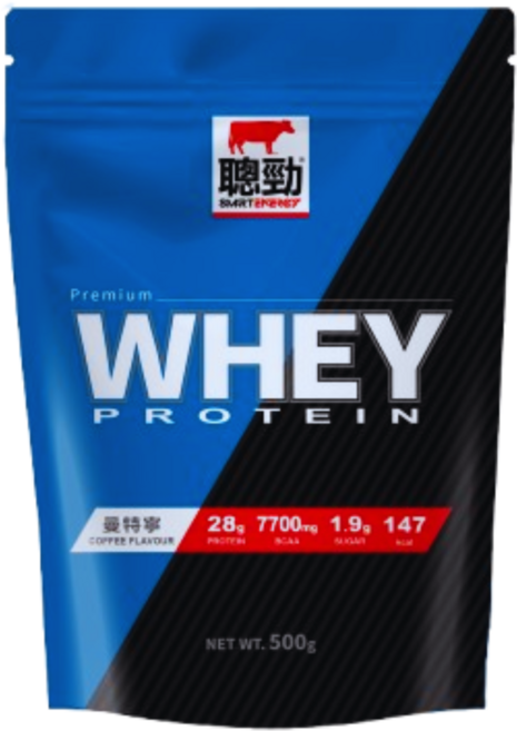 RED COW 紅牛 聰勁即溶乳清蛋白 曼特寧, 500g, 1包