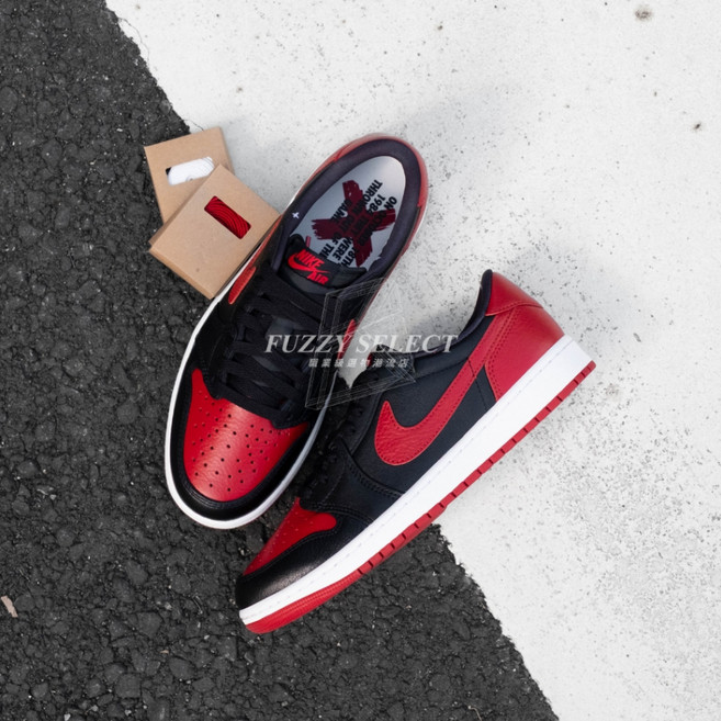 Air Jordan 1 Retro Low OG Banned 禁穿 黑紅 運動鞋