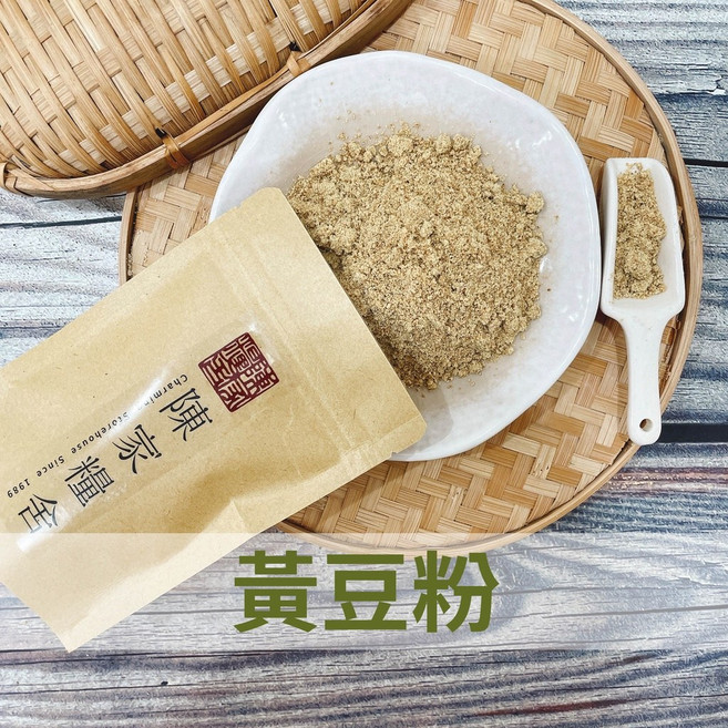 【陳家糧舍】黃豆粉 無糖 非基因改造 沖泡穀粉, 1個, 200g, 200g