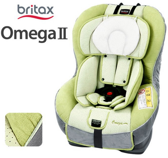 Britax Omega II 兒童汽車安全座椅 0-4歲適用 雙向安裝 綠色款, 綠色(BX90814)