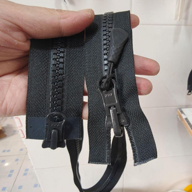 good 粗齒樹脂拉鍊羽絨服外套衝鋒衣8號拉鍊長款黃色拉鍊