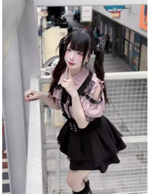 女款休閒套裝 高腰 學院風 日常休閒穿搭