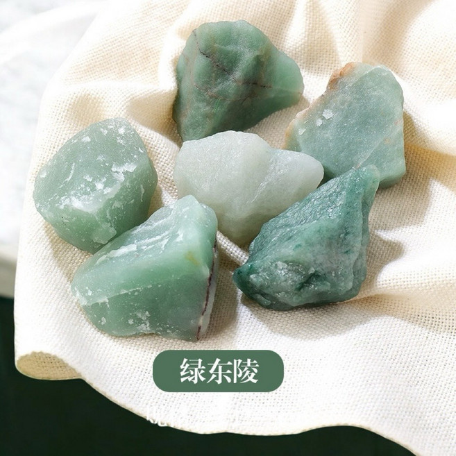 水晶原礦 擴香石, 綠東陵100g(吸引財運,促進事業成功)