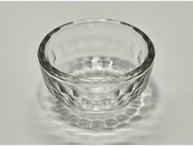 【昱晶閣】七彩水晶供水碗 水晶供水杯 耐熱透明玻璃 七寶碗佛堂供品 供佛杯 供奉杯, 透明色, 1個