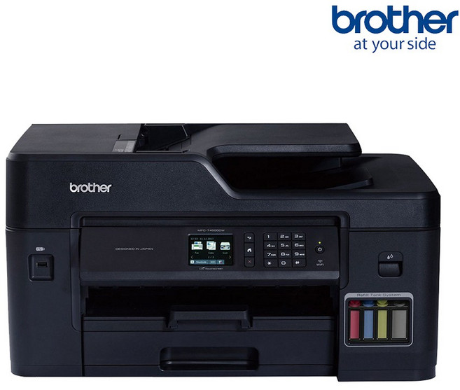 brother 原廠大連供A3多功能複合機 傳真 列印 掃描 複印, MFC-T4500DW