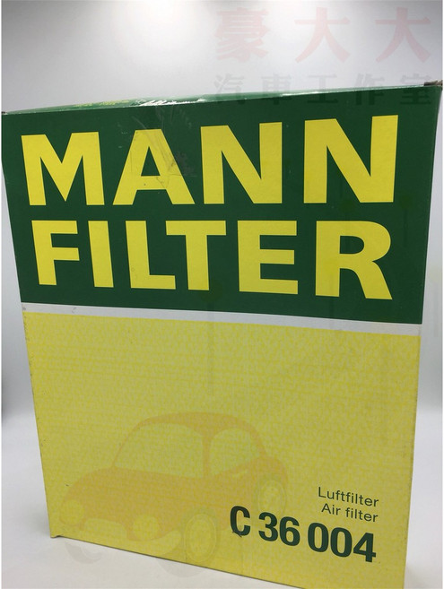 MANN 空氣芯 C36004 適用於 BMW E81 E88 E90 E60 E61 E92 Z4, 1個
