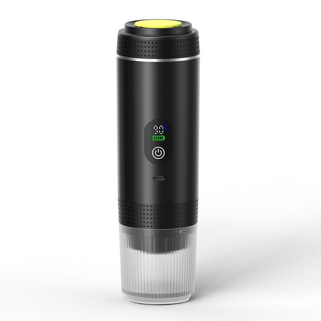 新品充電美意式濃縮膠囊咖啡機戶外便攜式可加熱咖啡機萃取三合一, 黑色Pro+:20bar升級數顯, 1個, 1L
