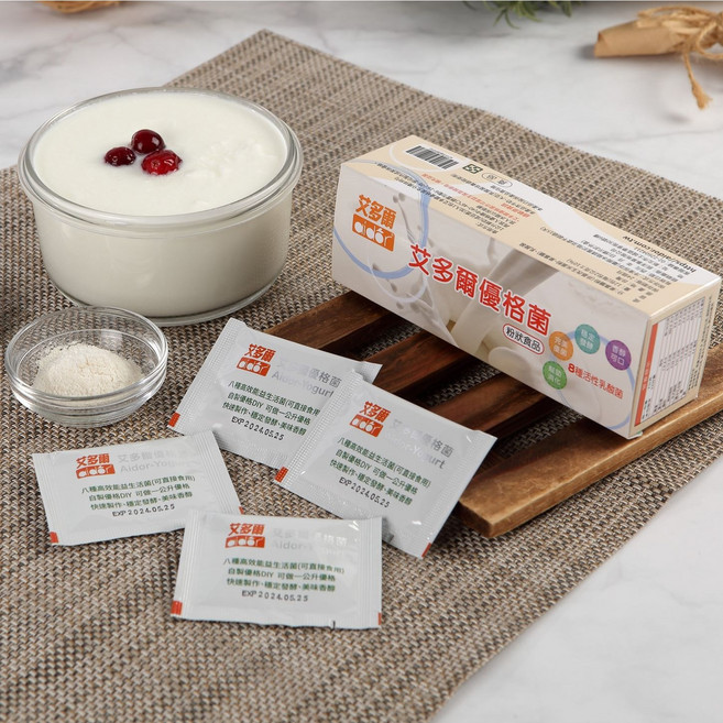 艾多爾 優格菌粉 8種活性乳酸菌, 2g, 6套, 12包