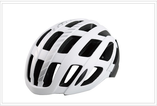 酷榮單車 KREX 公路車安全帽 輕量透氣 安全防護, 消光白/消光黑,M(54-58cm), 1個