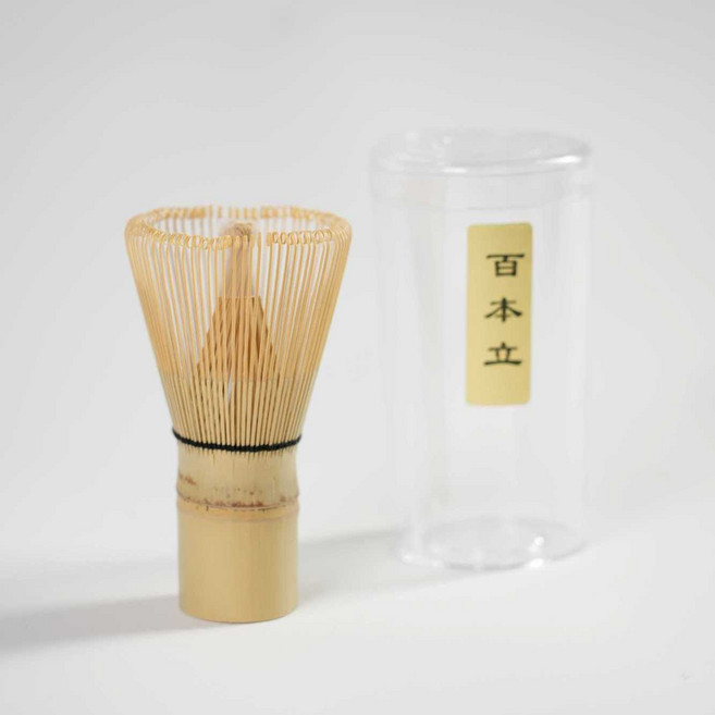 竹製百本立茶筌 傳統點茶工藝抹茶沖泡道具, 1個, 白竹百本立