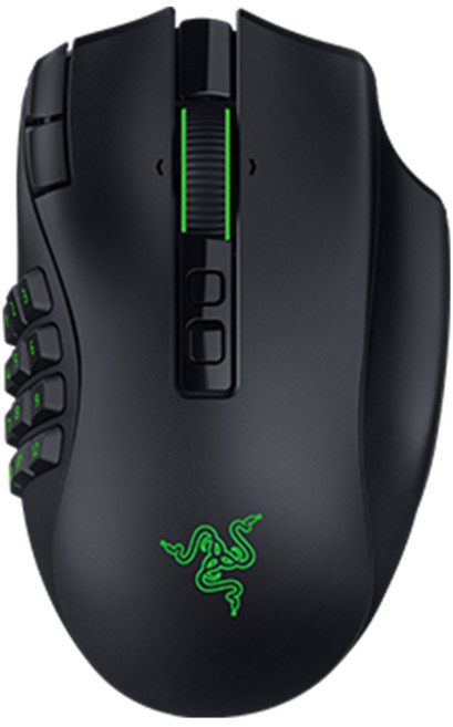 Razer 雷蛇 Naga V3 PRO 那伽梵蛇 無線滑鼠 23顆可編程按鍵 三模連線 電競滑鼠 雷蛇滑鼠, 黑色, 主商品
