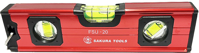 SAKURA TOOLS FSU - 20 水平尺, 1個