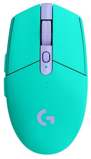 Logitech G304 LIGHTSPEED 無線電競滑鼠 耐用按鍵, 1個, 綠色