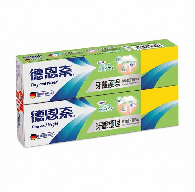 德恩奈牙齦護理維他命牙膏 Plus, 126g, 2個