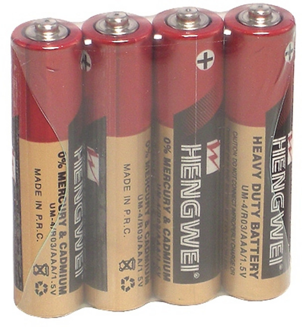 HENGWEI 4號環保碳鋅電池(4顆入), 1個
