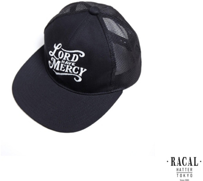 Racal Hatter Message Snap Back Mesh Cap 網眼卡車帽