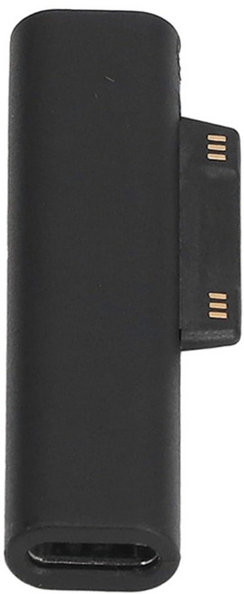 微軟 PD 充電線 誘騙 轉接頭 USB-C Surface pro3 pro4 pro5 pro6 GO, 黑色, 1個, 3cm