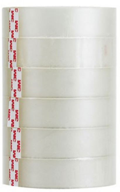 3M OPP透明膠帶 24mm - 透明度高、黏性持久、使用方便, 1個