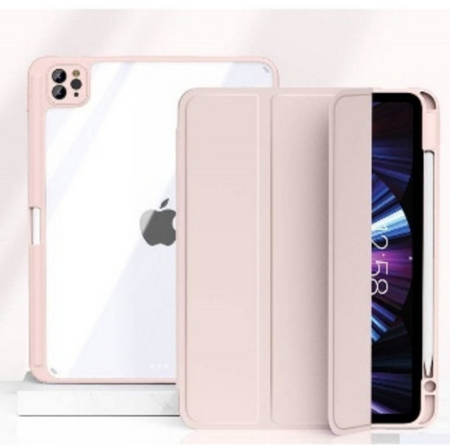 筆槽 ipad 防摔 11 10 9 8 7 6 air 5 4 pro mini 6 10.2保護殼, 櫻花粉,Pro11吋 1/2/3/4代, 1個