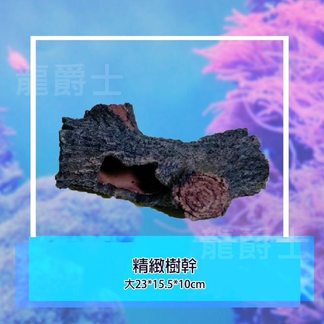 精緻樹幹裝飾品 魚缸造景擺飾, 1個, 精緻(小)樹幹