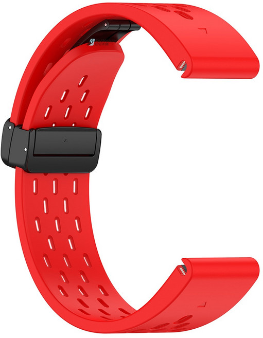 Garmin Instinct E 3 2s 2x Descent G2 MK3i 洞洞錶帶, 紅色,22mm, 1個