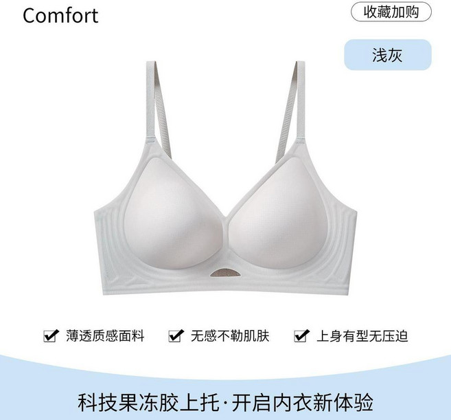 Comfort 輕薄透氣無痕裸感內衣