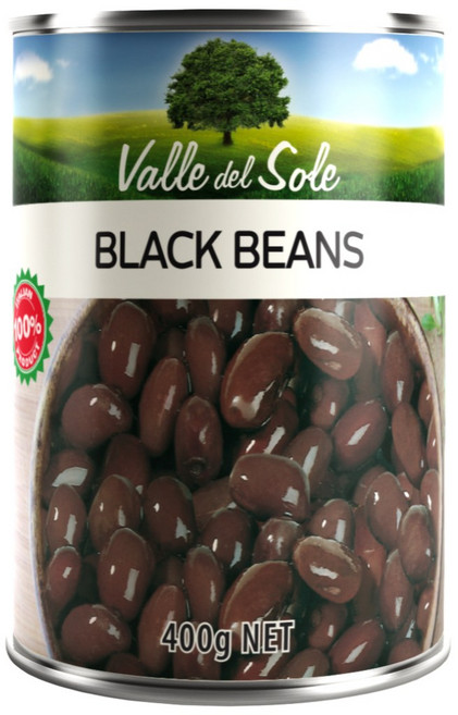 Valle del Sole 黑豆罐頭 400g, 1個