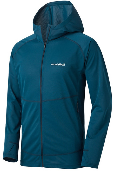 【台灣黑熊】mont-bell 1114636 男款 Cool F-Z Hoodie 抗UV吸濕排汗連帽外套