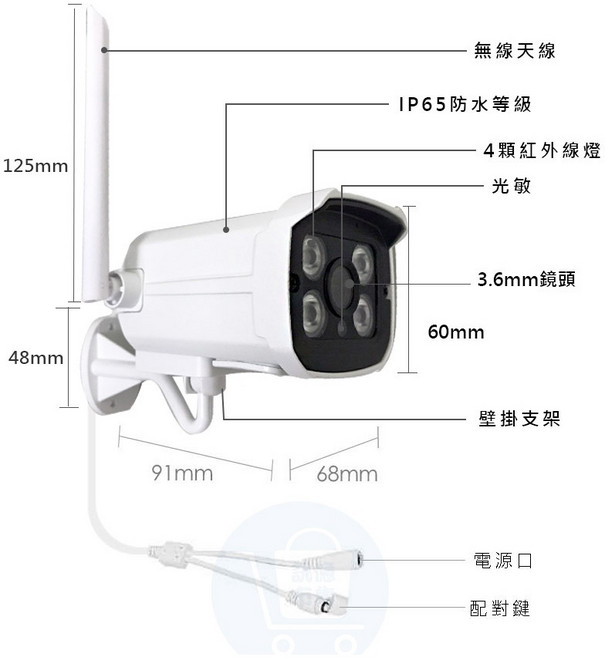 訊億 1080P無線NVR組, 1個, NVR攝影機