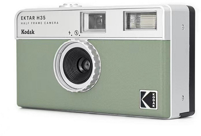 Kodak Ektar H35 半格菲林相機, 綠色sage,Kodak 富士400度 36張, 1個
