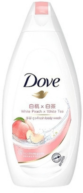 Dove 沐浴乳 白桃 x 白茶 200g, 1個
