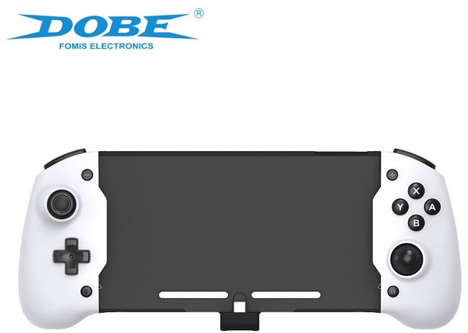 DOBE NS SWITCH OLED 直插式手把, 白色OLED用直插手把, 1個