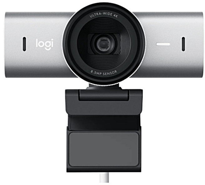 Logitech 羅技 MX Brio Ultra HD 4K 網路攝影機, 珍珠白