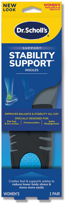 Dr. Scholl's 爽健 穩固支撐平衡鞋墊 扁平足適用