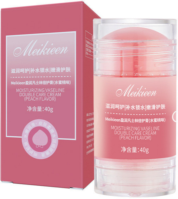 Meikieen 凡士林水蜜桃滋潤倍護膏 滋潤保濕護手護腳, 1個, meikieen水蜜桃倍護膏40g